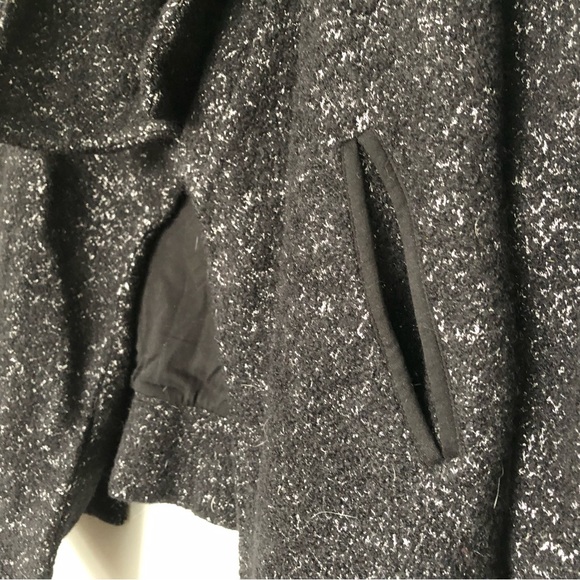 Theory drape cardigan sweater black gray size small - Picture 4 of 6
